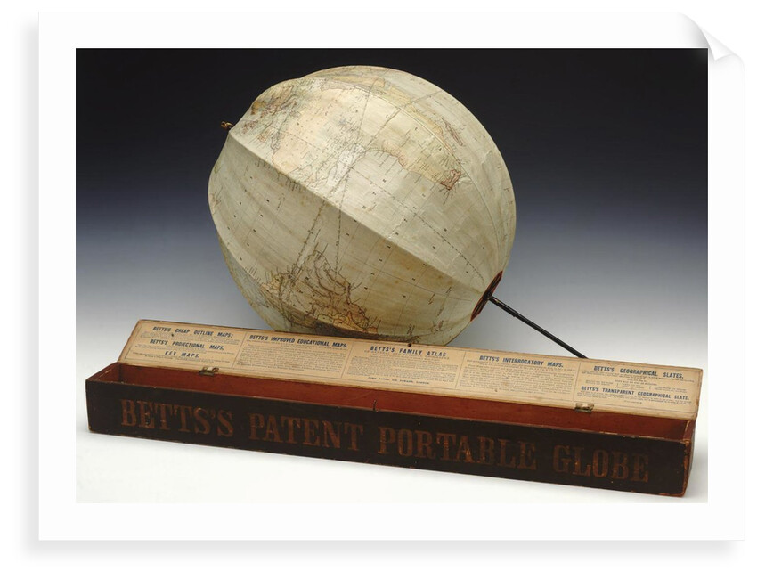 Assembled globe and box by John Betts