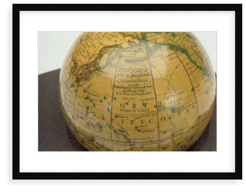 Inscription in North Pacific Ocean by Newton & Co.