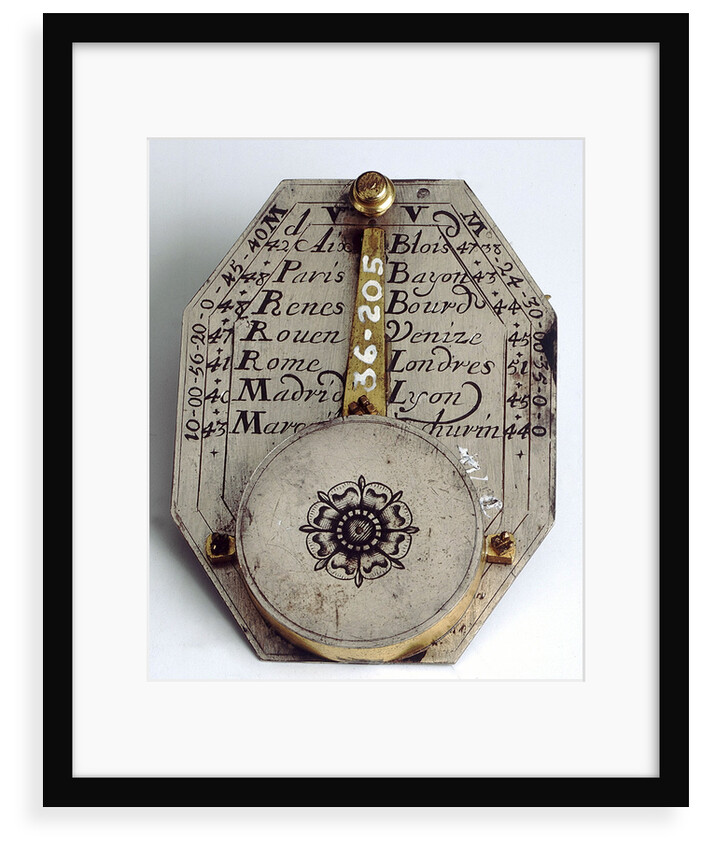 Butterfield dial, reverse by Timothe Collet