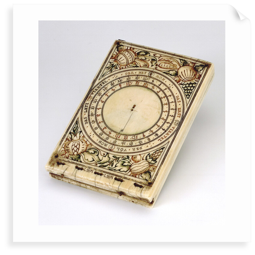 Diptych dial, leaf IIb by Lienhart Miller