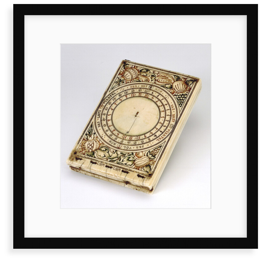 Diptych dial, leaf IIb by Lienhart Miller