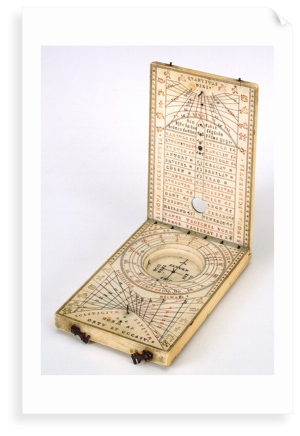 Diptych dial, leaves Ib and IIa by Hans Troschel