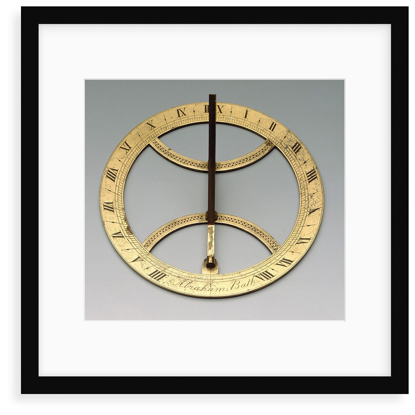 Horizontal dial by Jacob Abraham