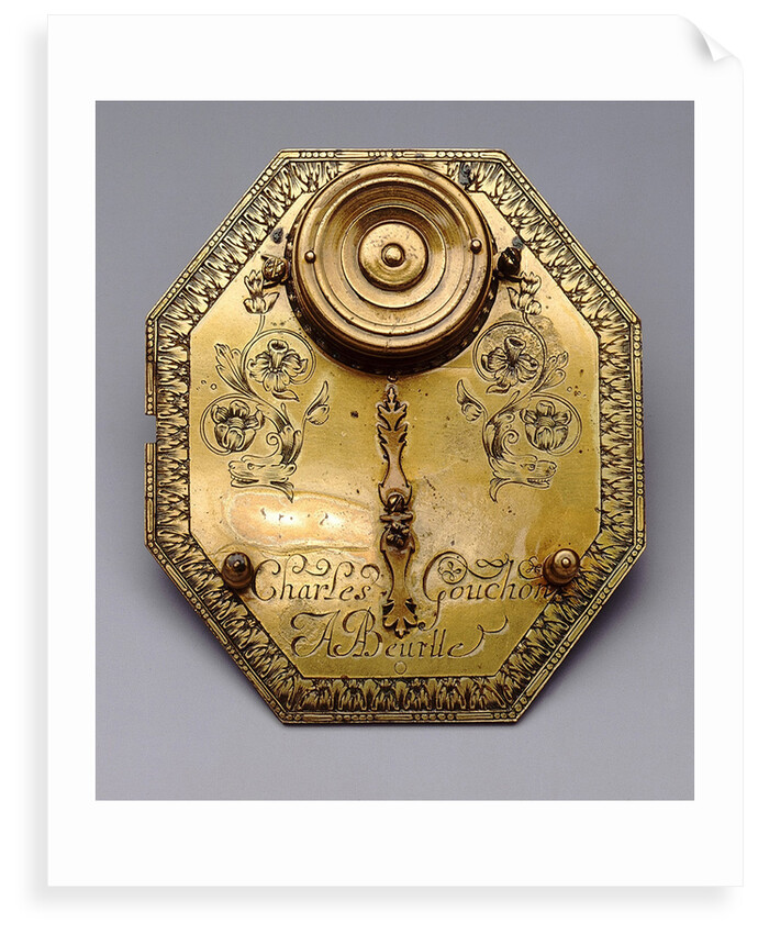 Horizontal dial, reverse by Charles Gouchon
