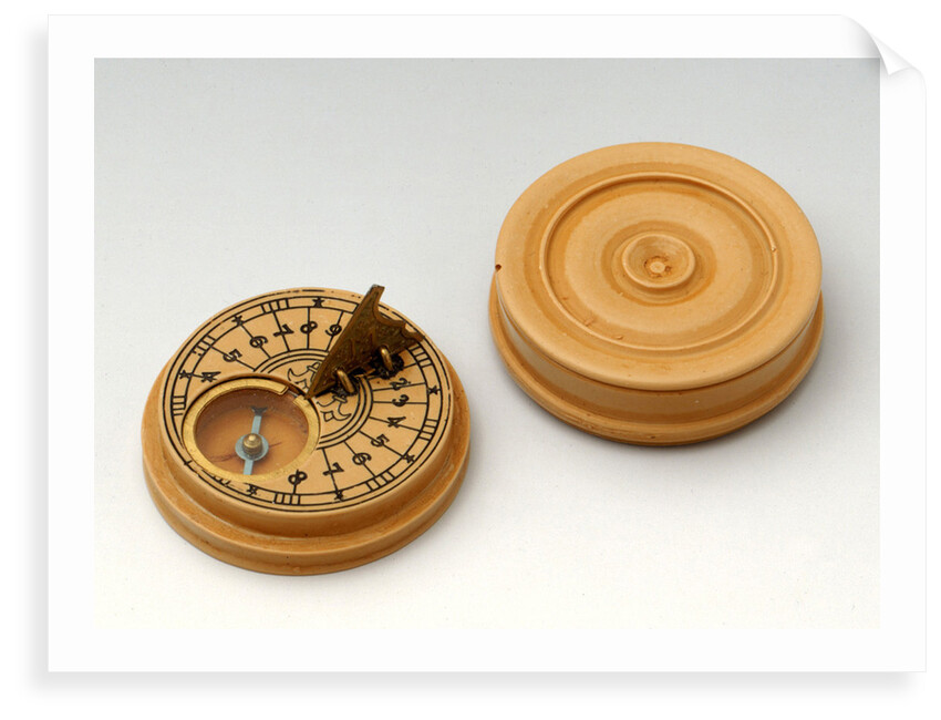 Compass dial, with lid by Mary Rose Trading Ltd