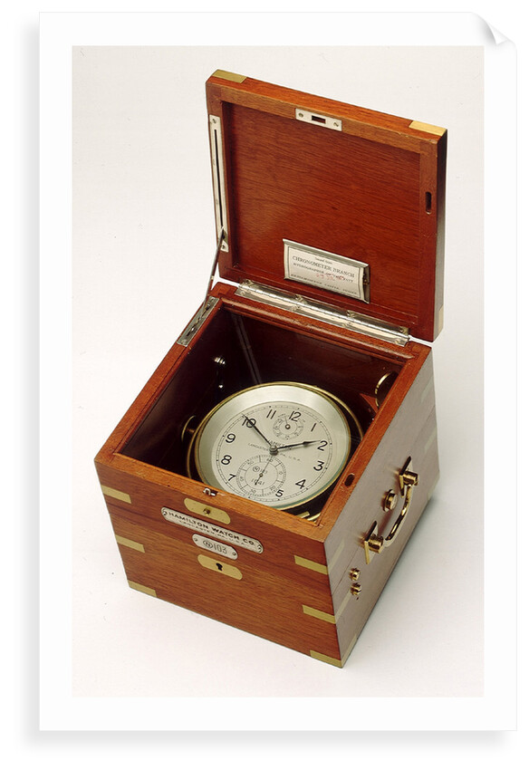 Movement in case by Hamilton Watch Co.