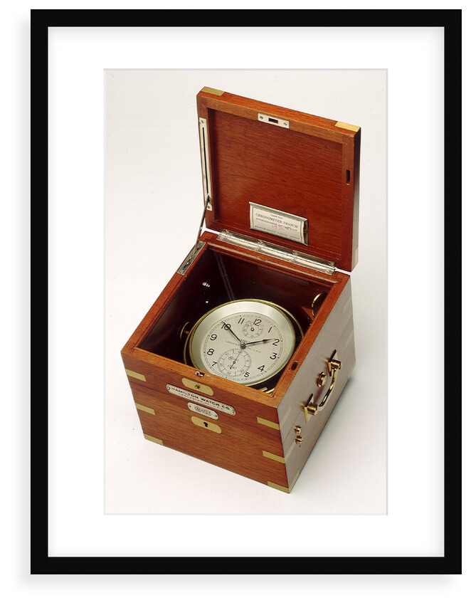 Movement in case by Hamilton Watch Co.