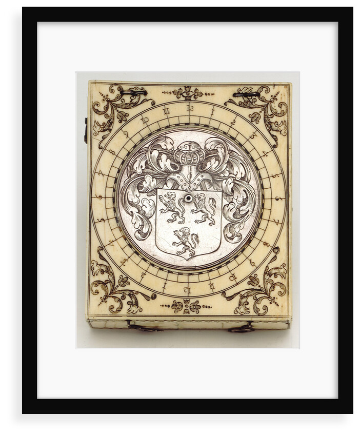 Dieppe magnetic azimuth dial, leaf Ia by unknown