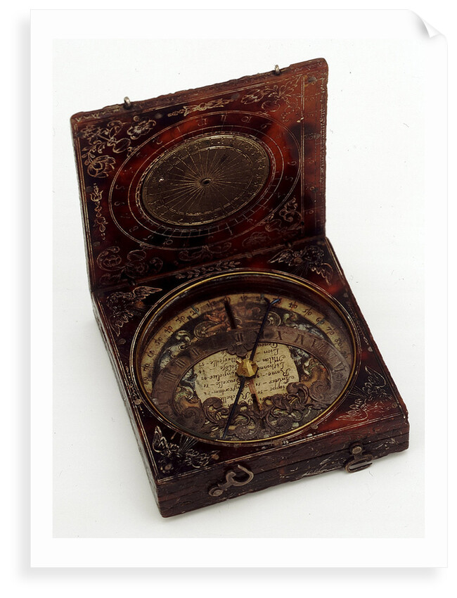 Dieppe magnetic azimuth dial, leaves Ib and IIa by Charles Bloud