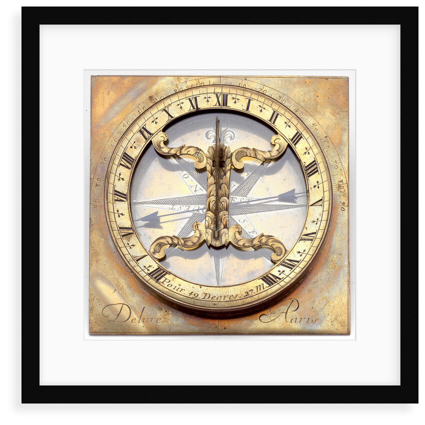 Horizontal dial by Claude Delure