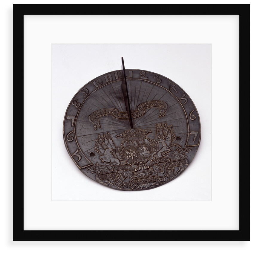 Horizontal pedestal dial by unknown