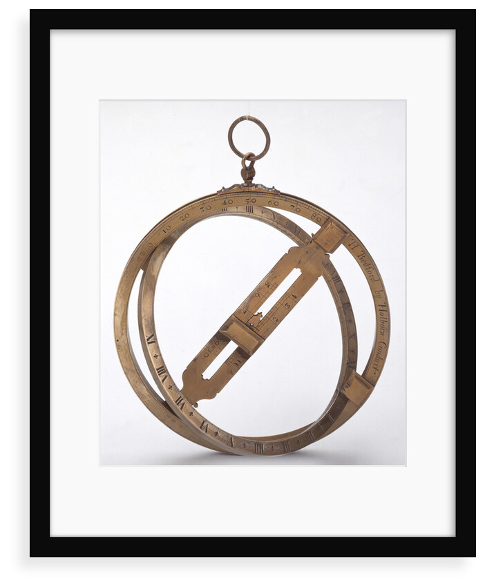 Universal equinoctial ring dial by Hilkiah Bedford
