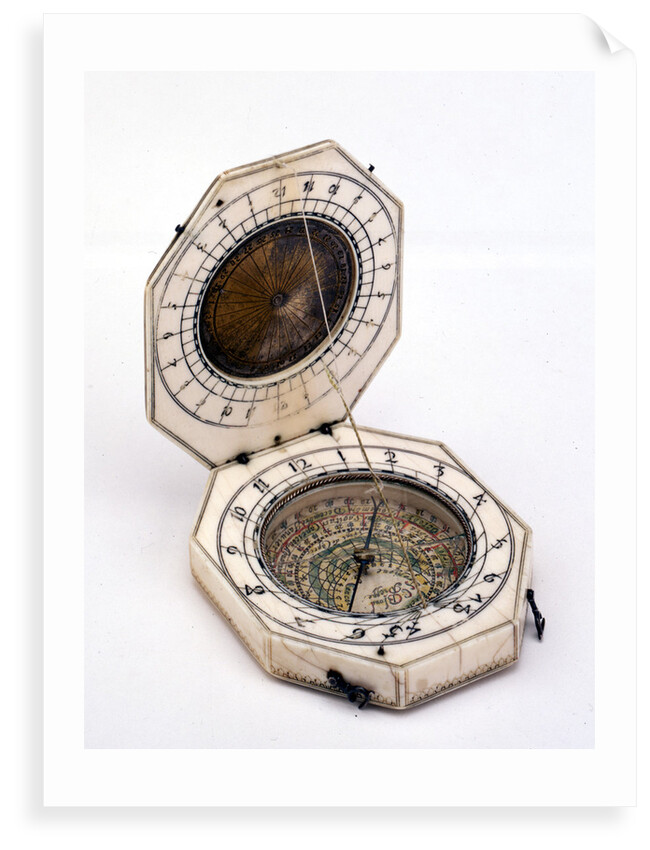 Diptych dial, leaves Ib and IIa by Charles Bloud