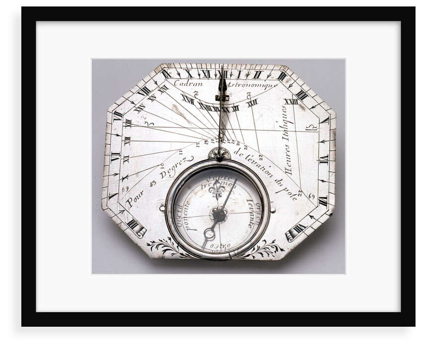 Horizontal dial by Nicolas Bion