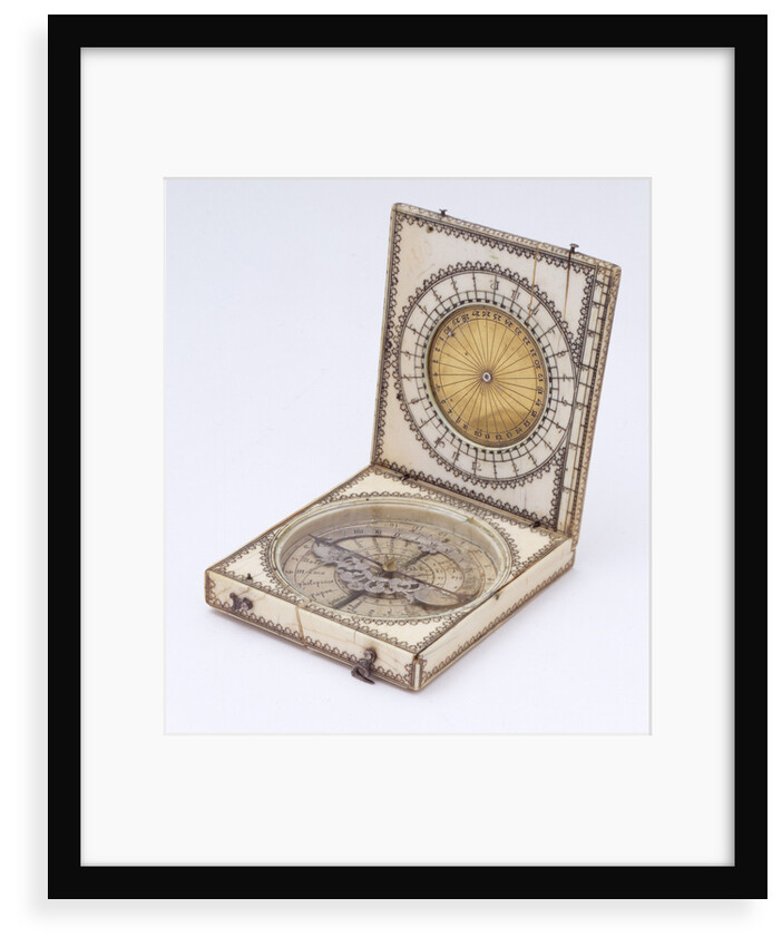 Dieppe magnetic azimuth dial, leaf IIb by Charles Bloud