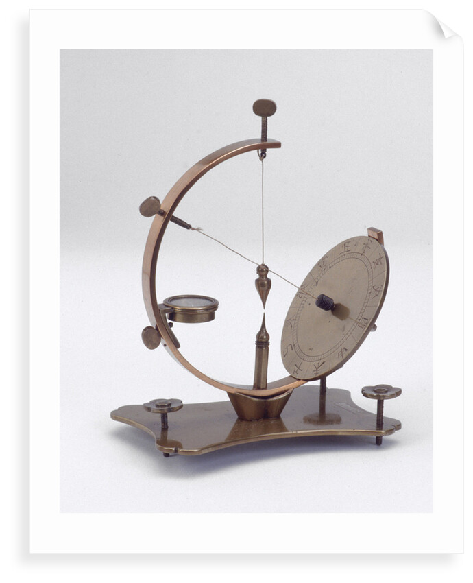 Equinoctial dial by unknown
