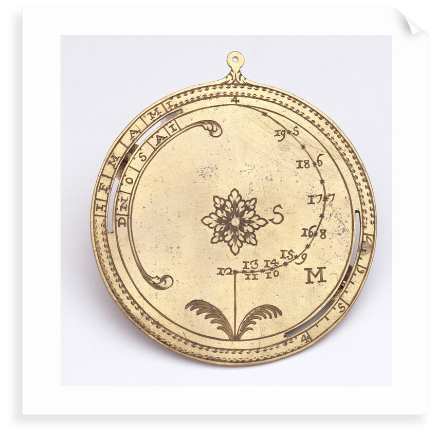 Forged vertical disc dial by unknown