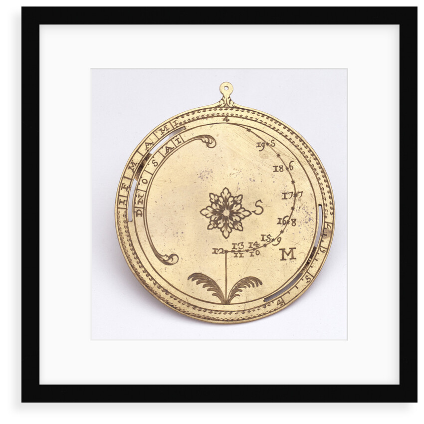 Forged vertical disc dial by unknown