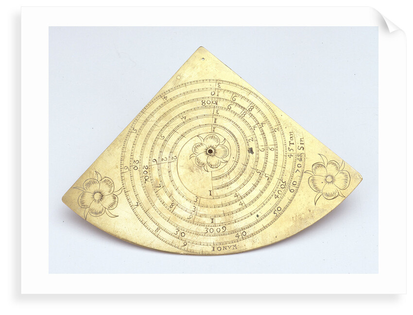 Reverse of Gunter quadrant by unknown