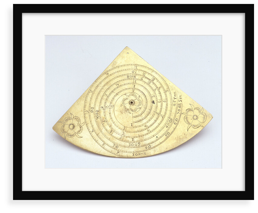 Reverse of Gunter quadrant by unknown