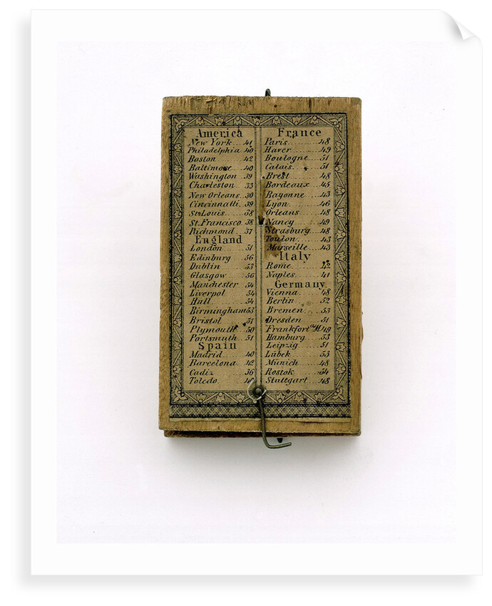 Diptych dial, leaf Ia by Ernst Christophe Stockert