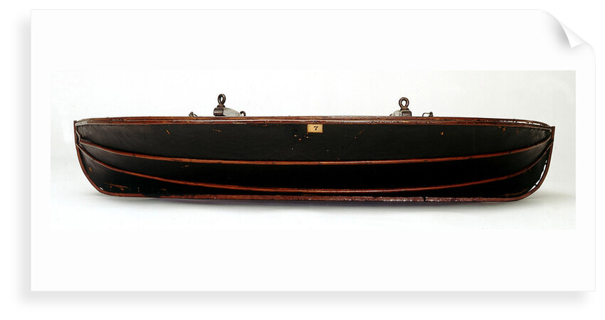 Full hull model, collapsible lifeboat by G. L. Berthon