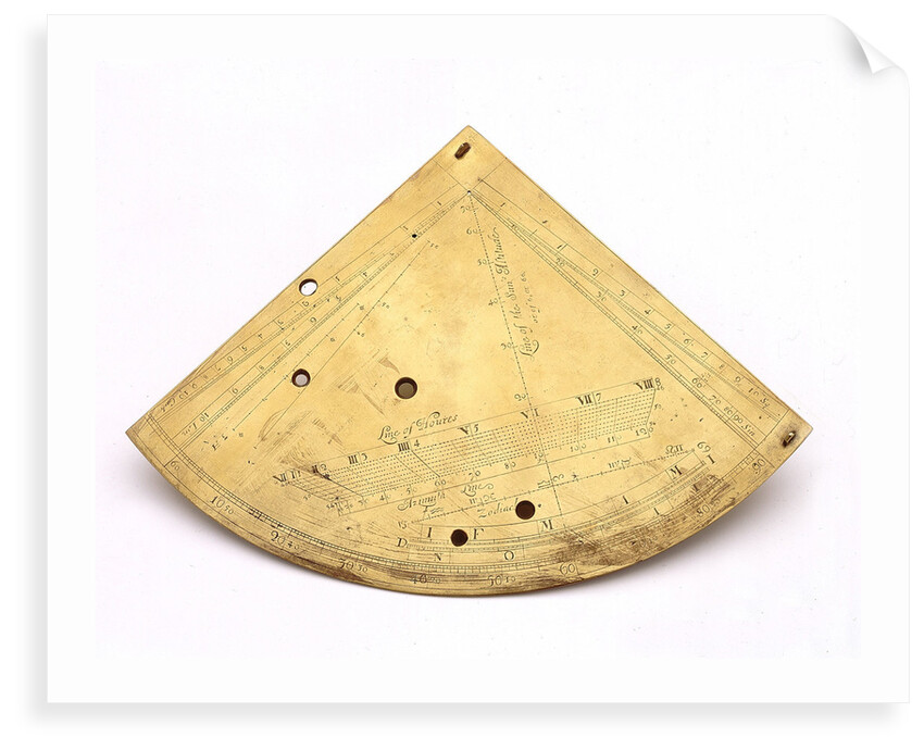 Obverse of Horary quadrant by unknown