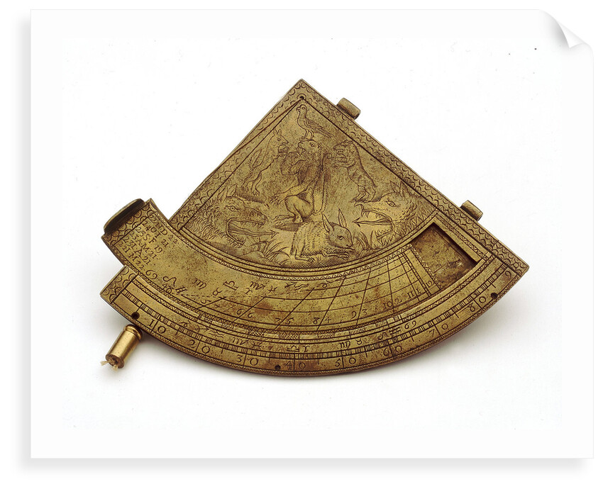 Obverse of Horary quadrant by unknown