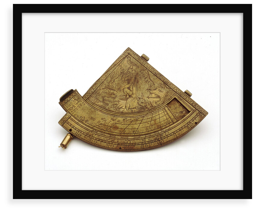 Obverse of Horary quadrant by unknown
