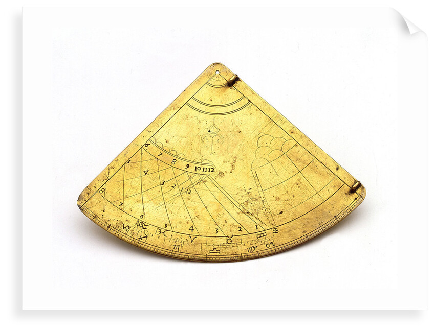 Obverse of Horary quadrant by unknown