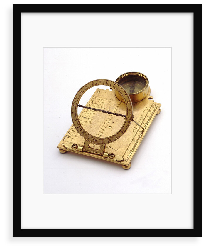 Equinoctial dial by M. F. Poppel