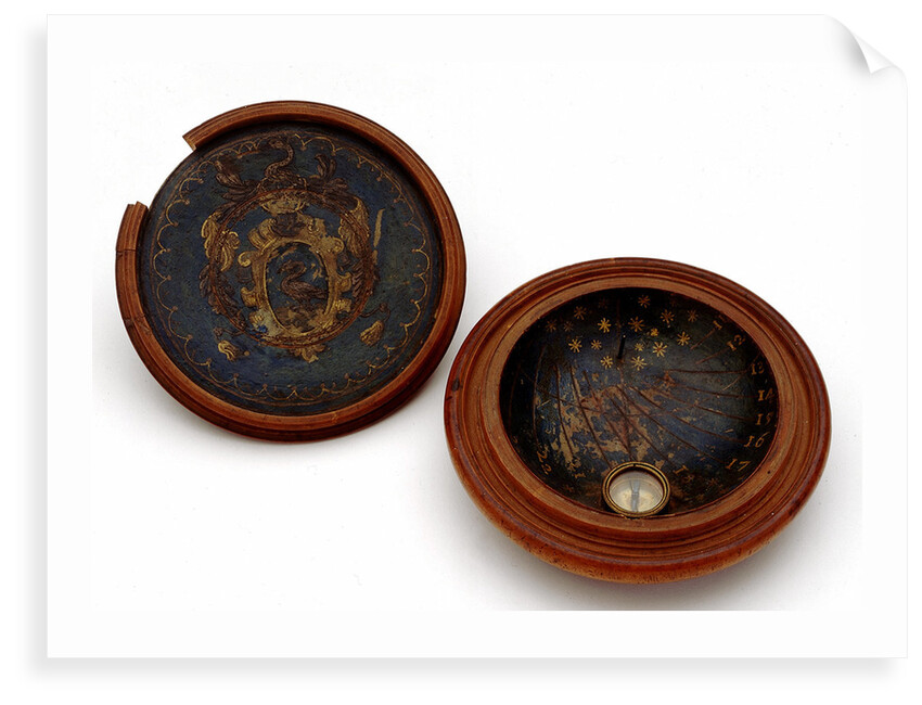 Scaphe dial, with lid by unknown