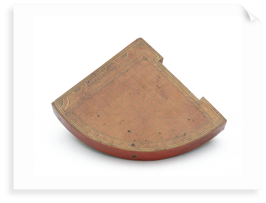 Obverse of Islamic quadrant by unknown