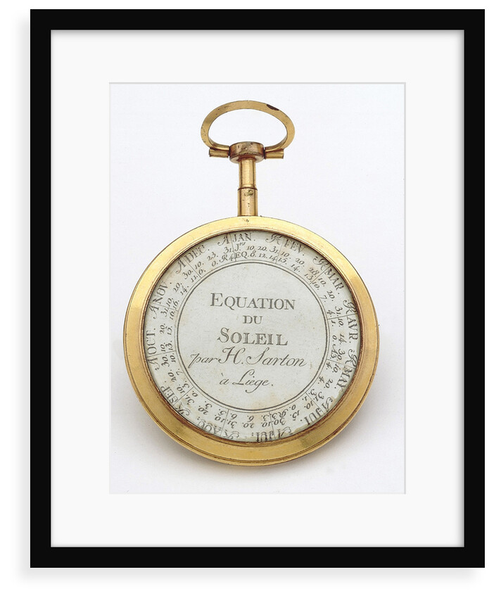 Compass dial, reverse by Hubert Sarton