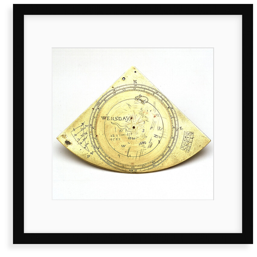 Reverse of Gunter quadrant by unknown