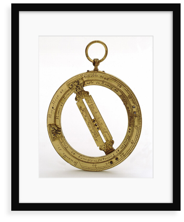 Universal equinoctial ring dial by Jean Baptiste Nicolas Delure