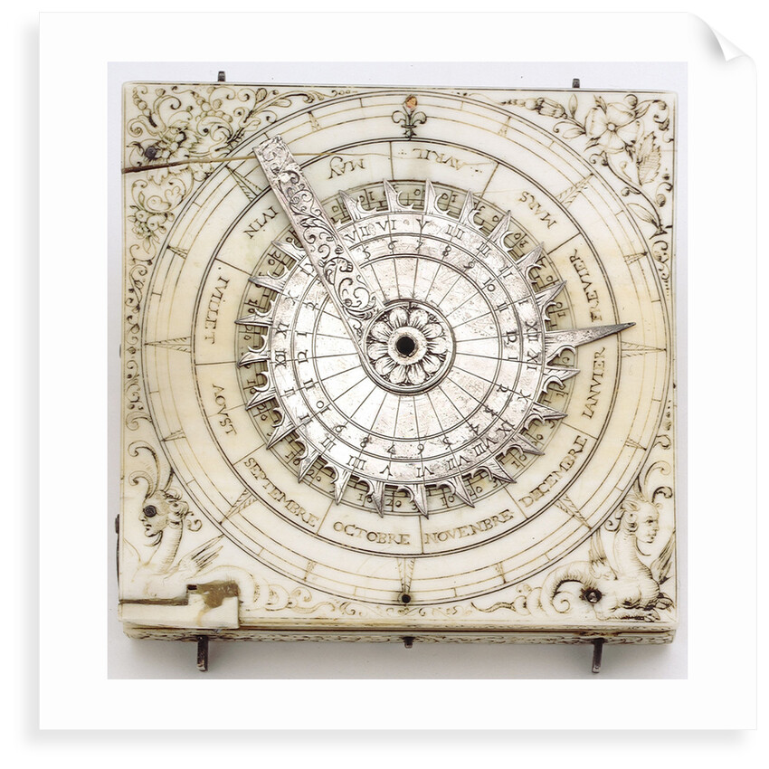 Diptych dial, leaf Ia by David Asselinne
