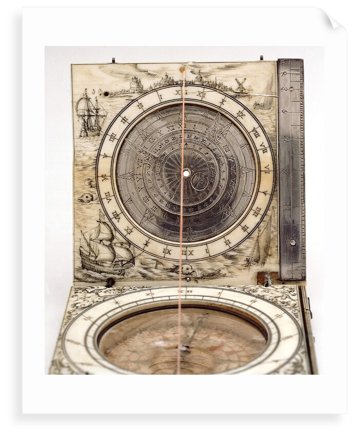 Diptych dial, leaves Ib and IIa by David Asselinne