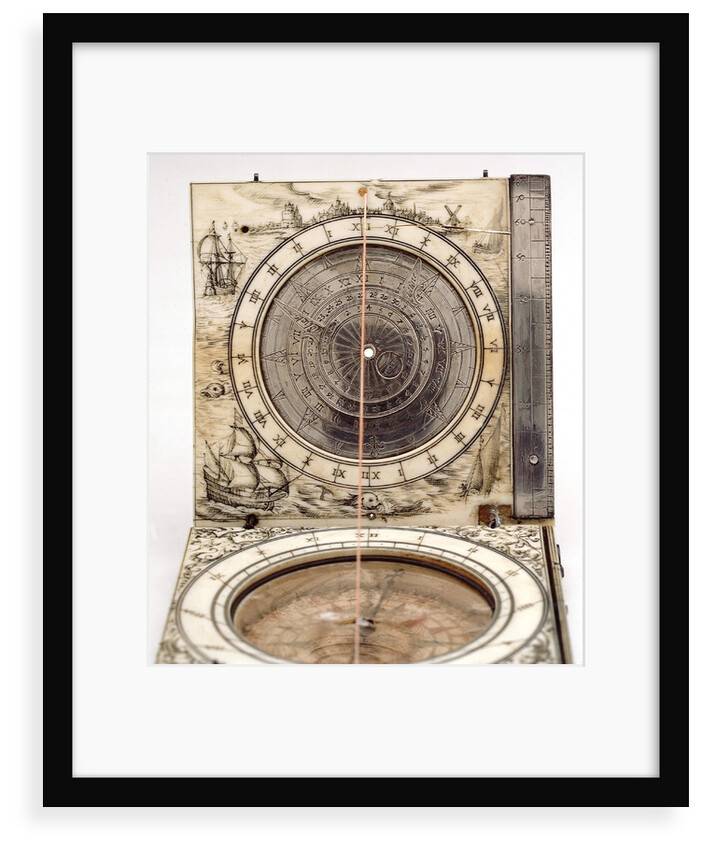 Diptych dial, leaves Ib and IIa by David Asselinne