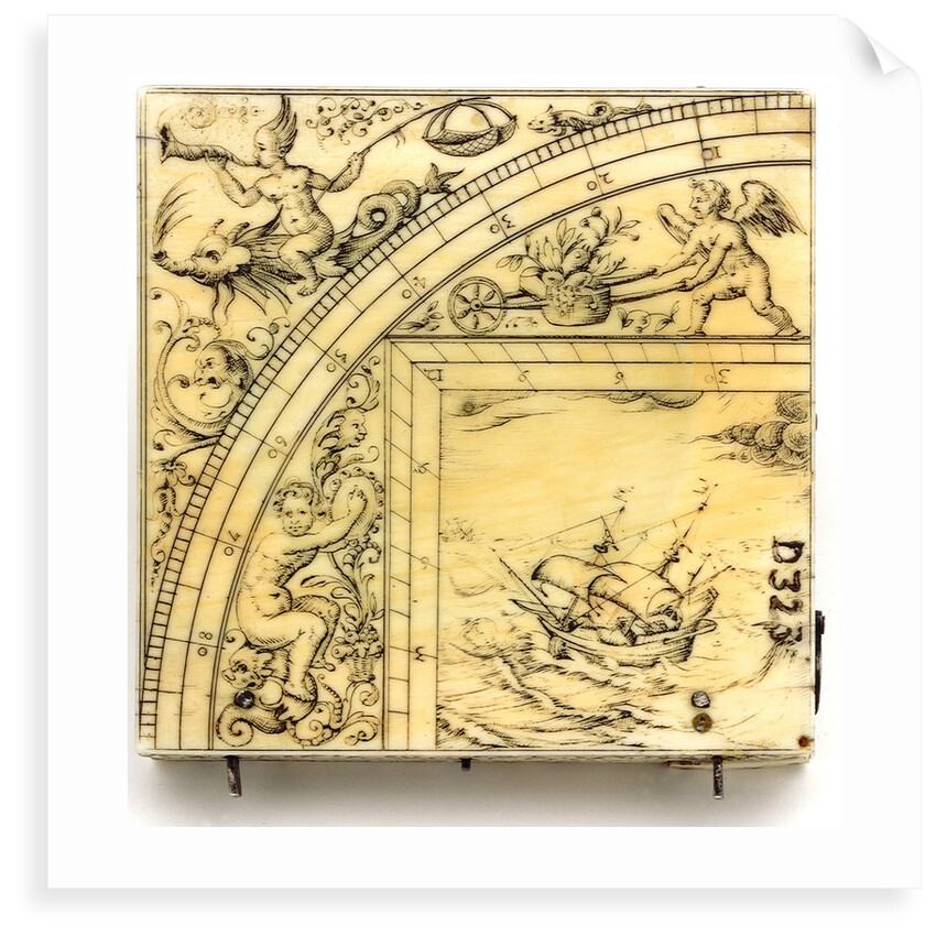 Diptych dial, leaf IIb by David Asselinne