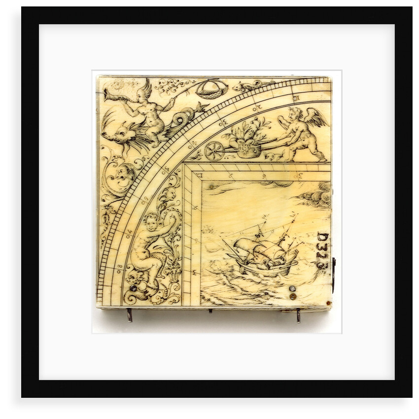 Diptych dial, leaf IIb by David Asselinne