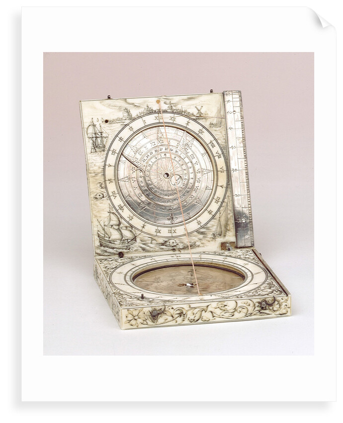 Diptych dial, leaves Ib and IIa by David Asselinne