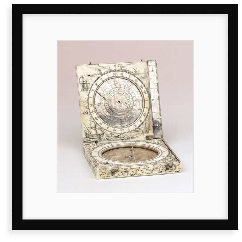 Diptych dial, leaves Ib and IIa by David Asselinne