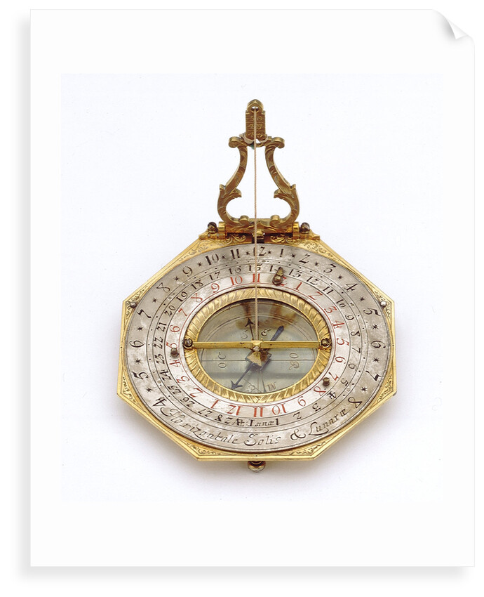String-gnomon dial by Johann Martin Willebrand