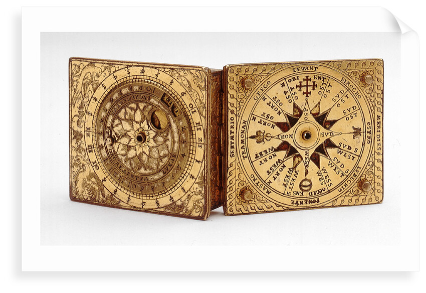 Astronomical compendium, outside of lid and base by Ulrich Klieber
