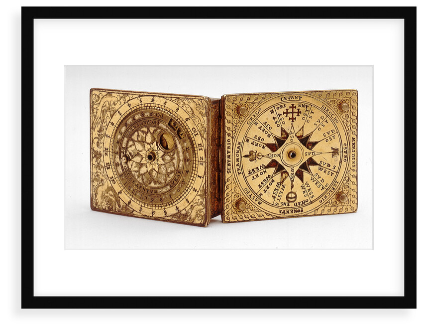 Astronomical compendium, outside of lid and base by Ulrich Klieber
