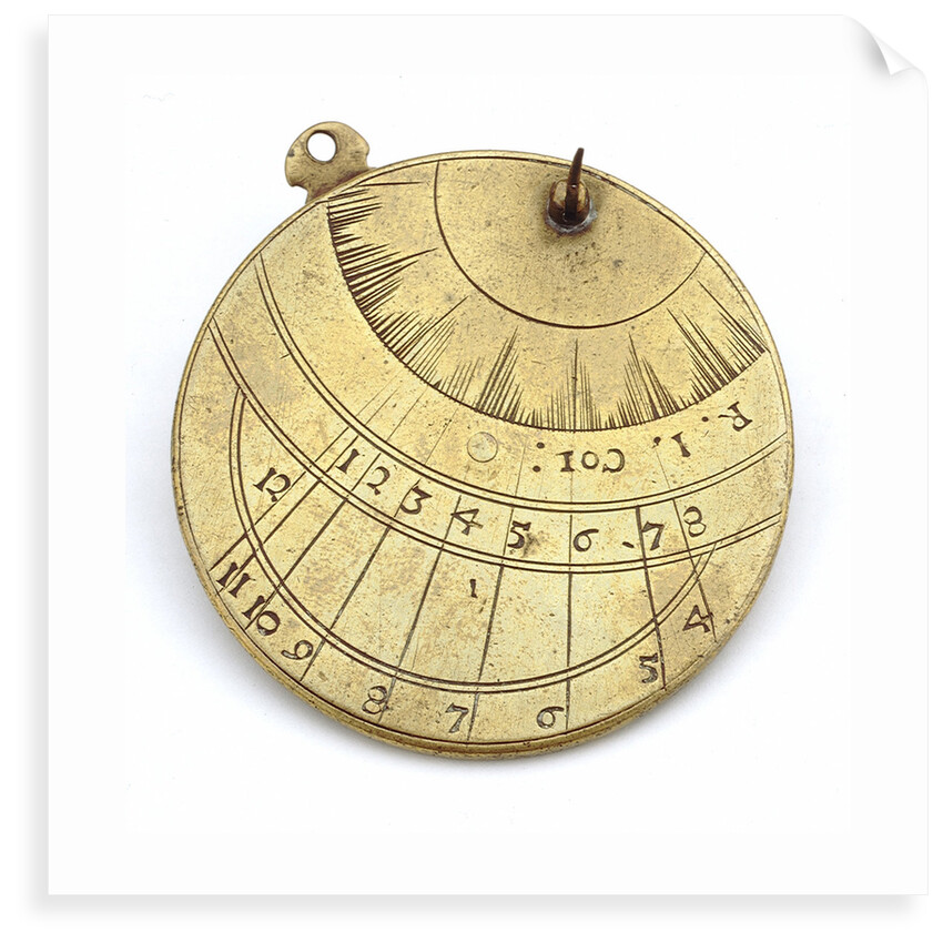 Vertical disc dial by unknown