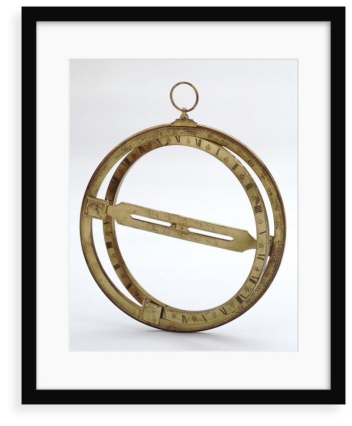 Universal equinoctial ring dial by Edmund Culpeper