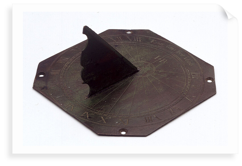 Horizontal pedestal dial by Elias Allen