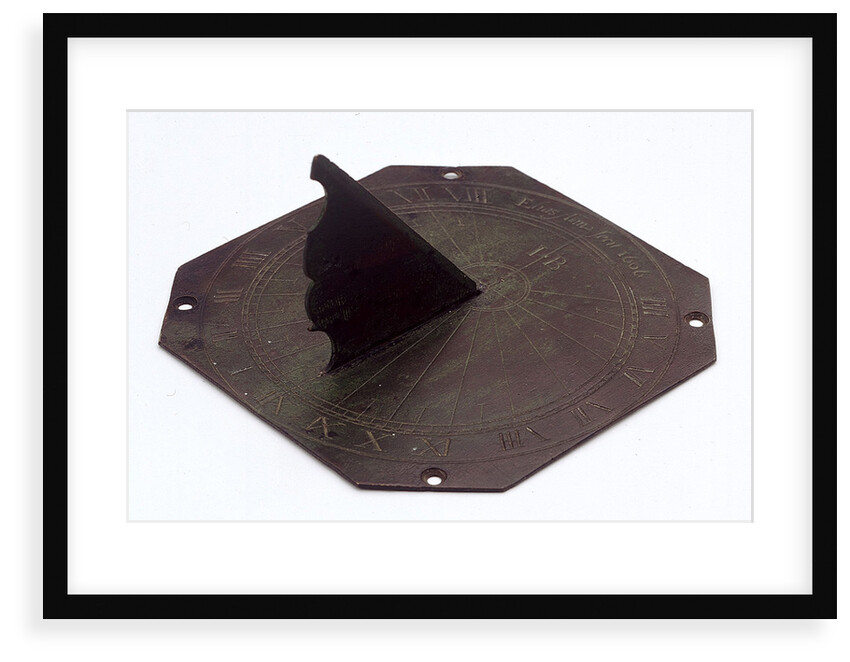 Horizontal pedestal dial by Elias Allen